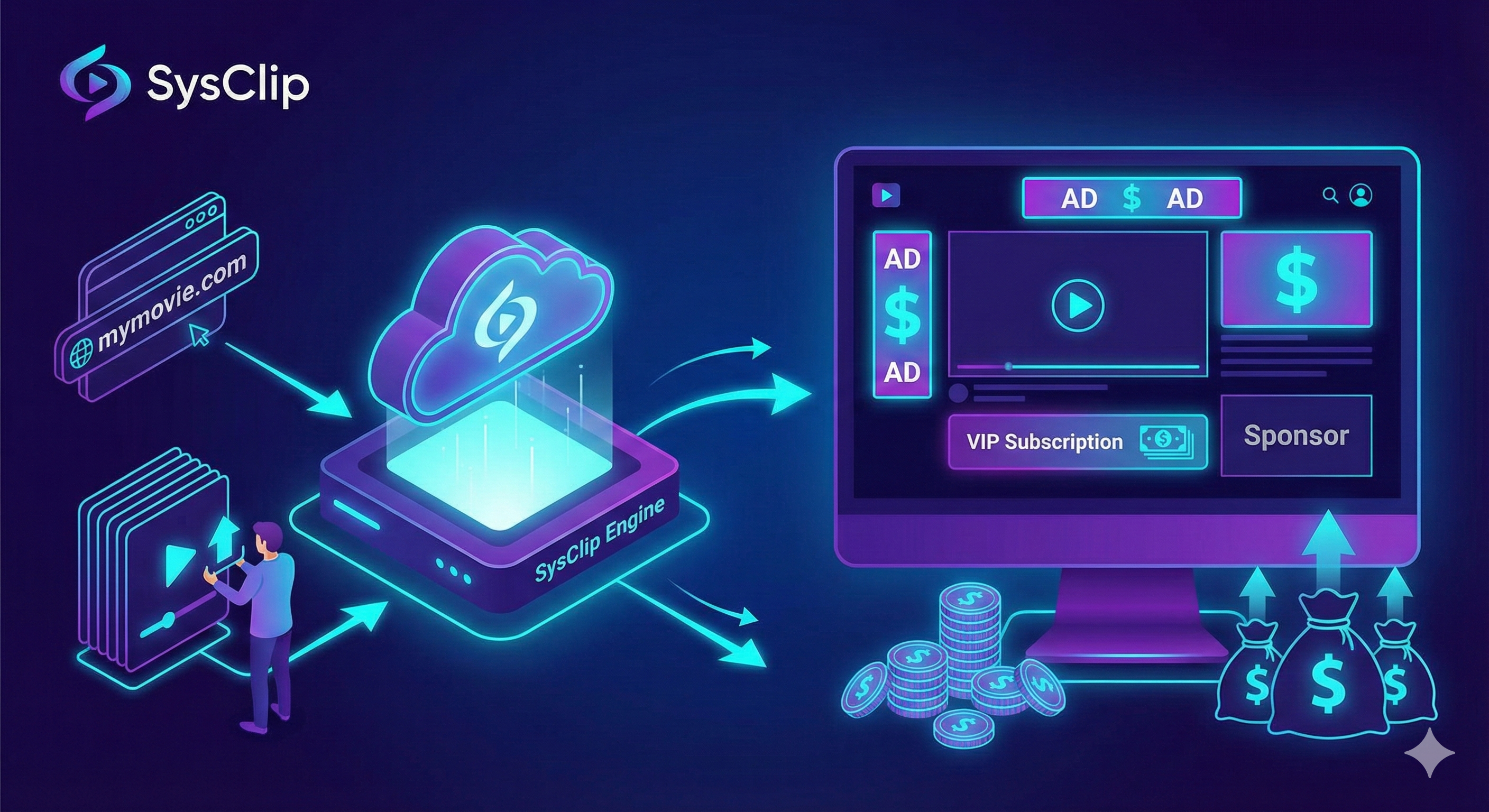 SysClip Dashboard UI